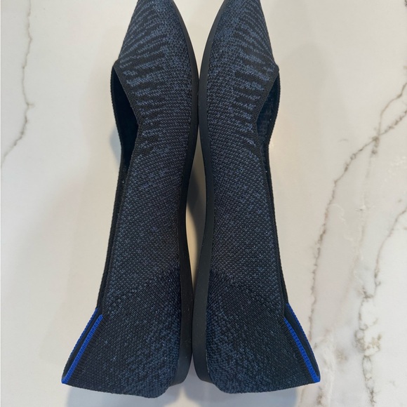 Rothy’s The Point Flat Blue Night Metallic 7.5 Retired - Picture 6 of 14